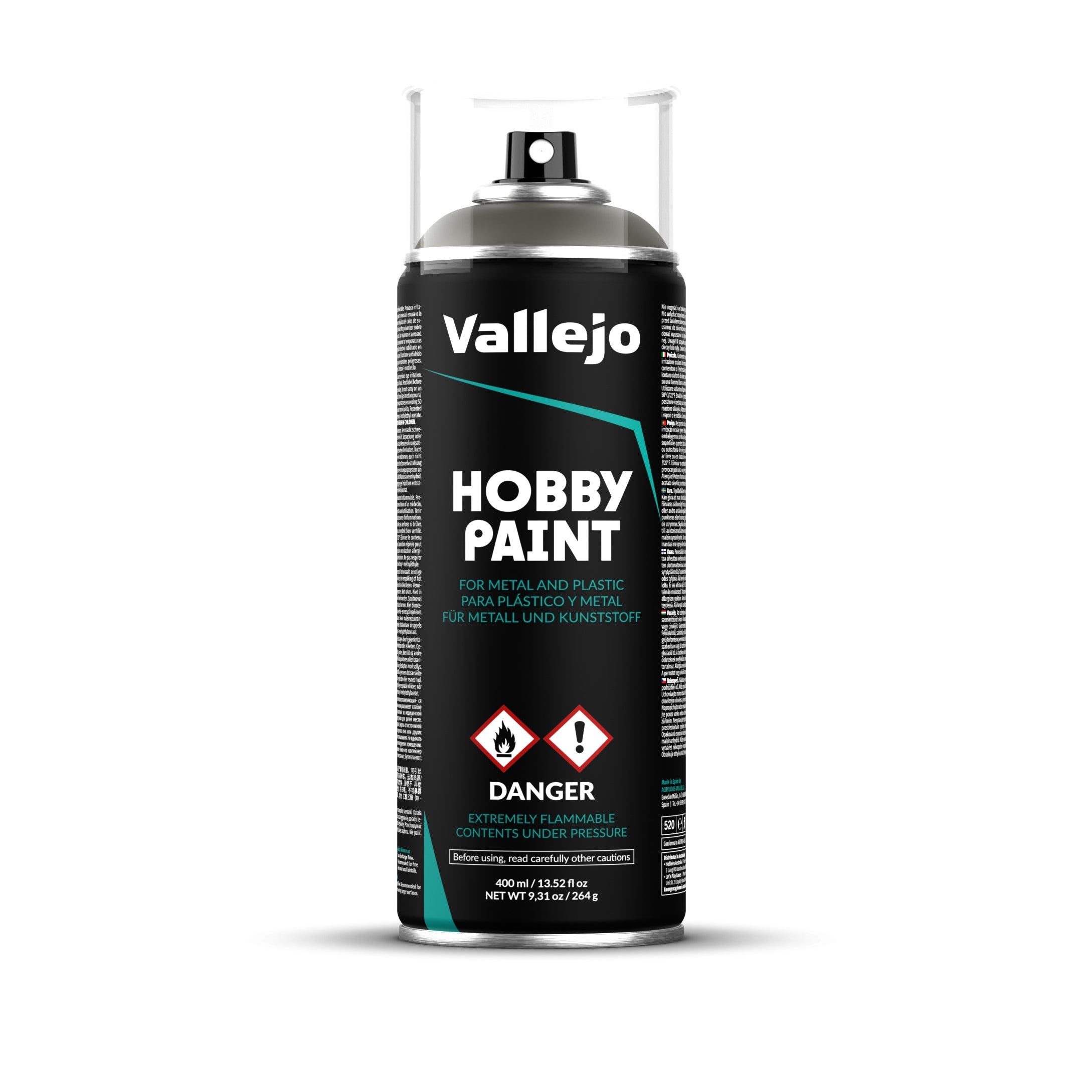 Vallejo Aerosol Spray Primer - German Field Grey 400ml