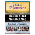 PREORDER GMT Games - Clash of Sovereigns 2-sided mounted map