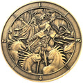 PREORDER Dice Coin D4 Battle Scene