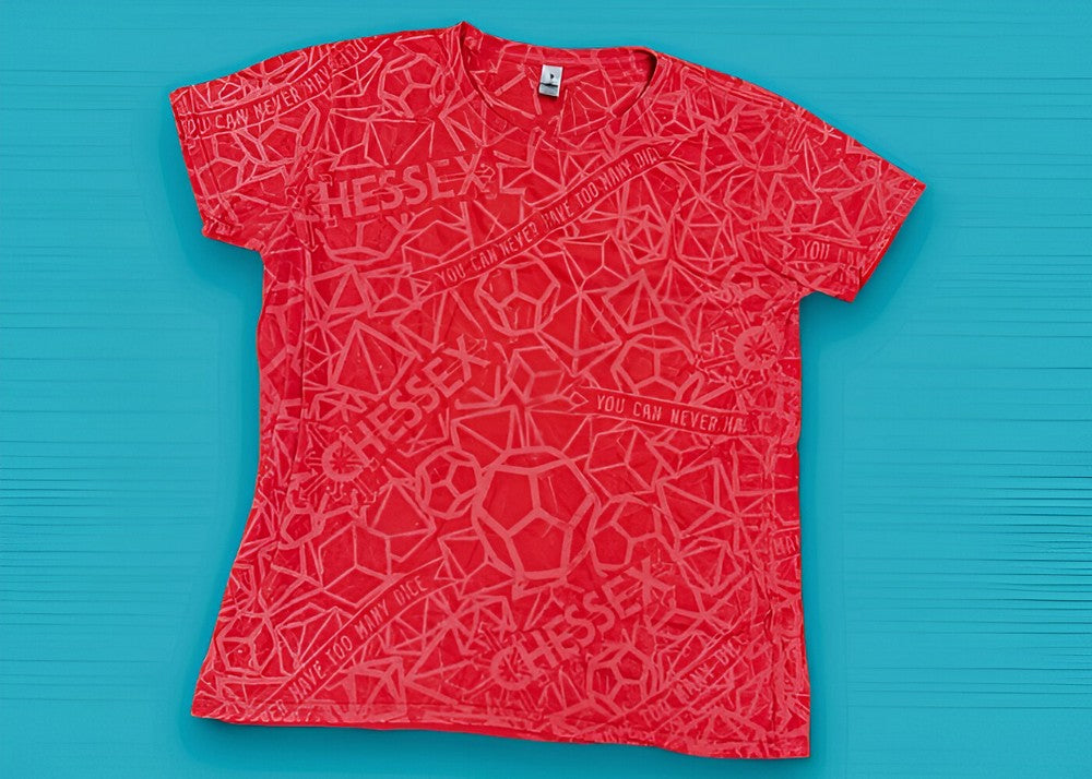 PREORDER CHX 86045 Ladies Fit Chessex T-Shirt - Red - XL