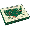 PREORDER US National Parks Map 1000 Pc Puzzle