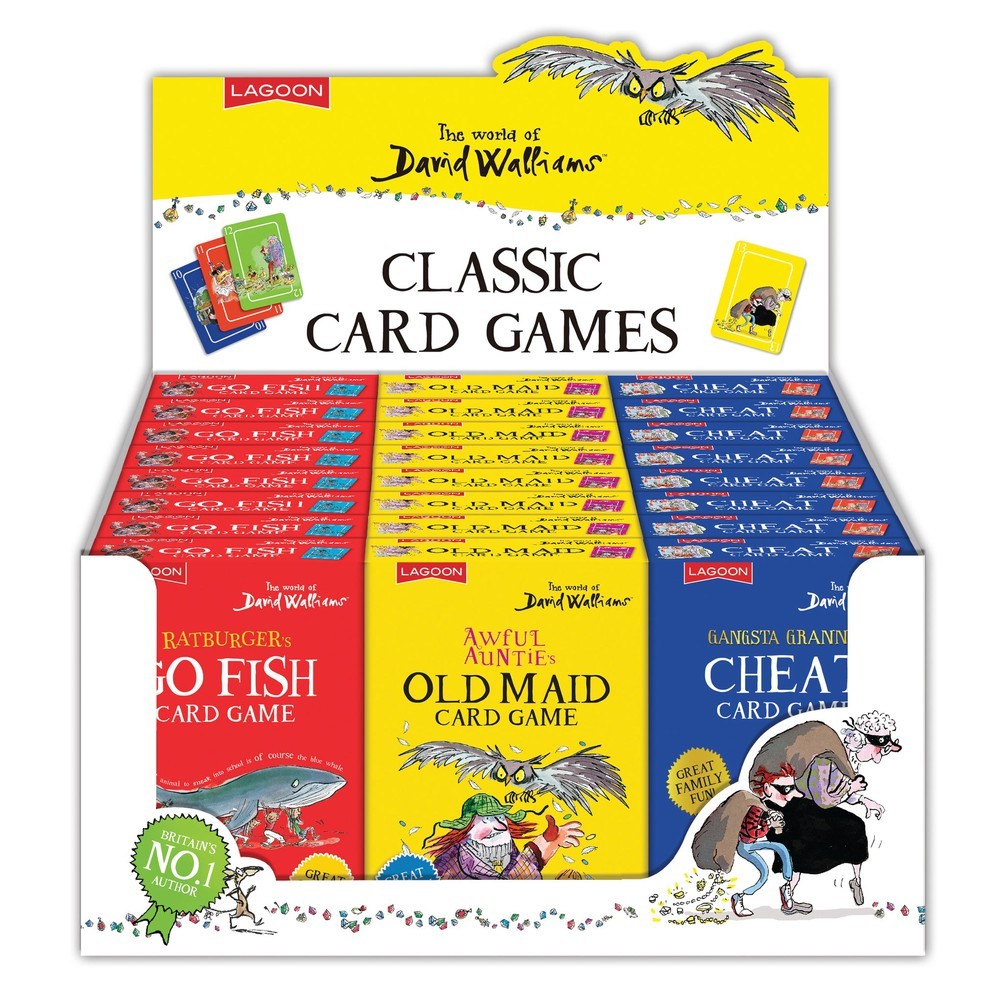 PREORDER David Walliams: Classic Card Games (24pc CDU)