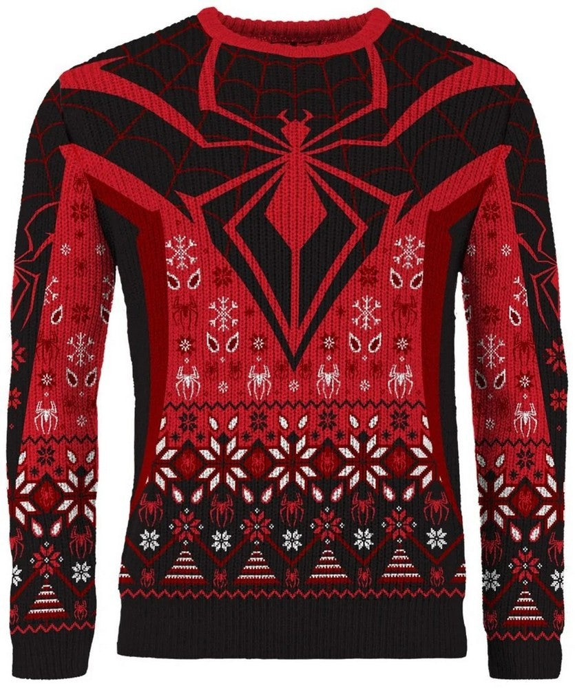 PREORDER Spider Man Miles Morales Christmas Jumper (Size XXL)