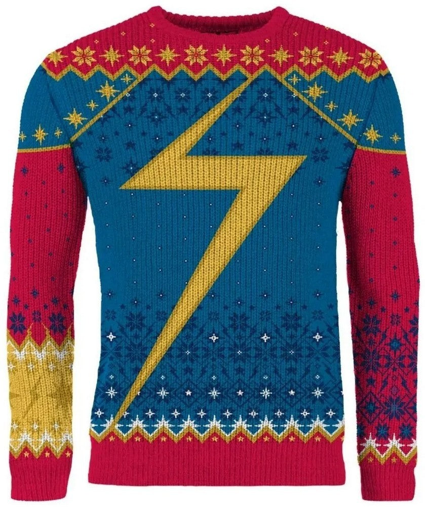 PREORDER Ms Marvel Christmas Jumper (Size M)