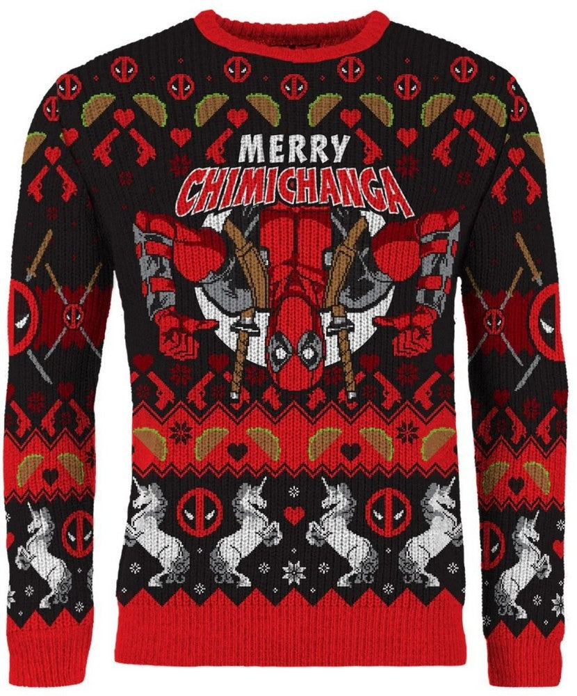PREORDER Deadpool: Merry Chimichanga Christmas Jumper (Size XXXL)
