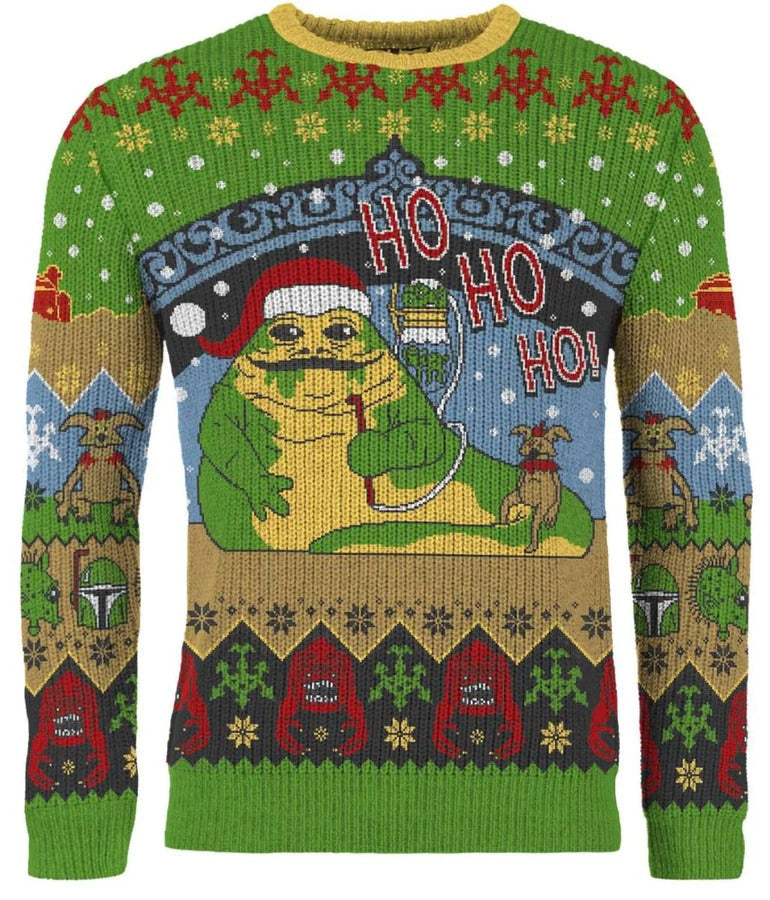 PREORDER Star Wars: Jabba the Hutt Christmas Jumper (Size: S)