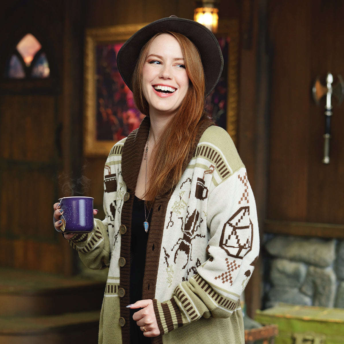 PREORDER Darrington Press - Beauty of Exandria: The Wildes - Caduceus Clay Cardigan Sweater - 5XL