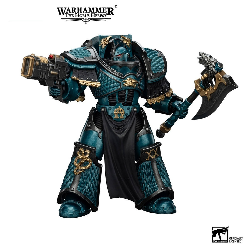 Warhammer Collectibles: 1/18 Scale Legion Lernaean Terminator with Volkite Charger