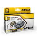 PREORDER Ammo by MIG - ATOM - Black & White Technique Set