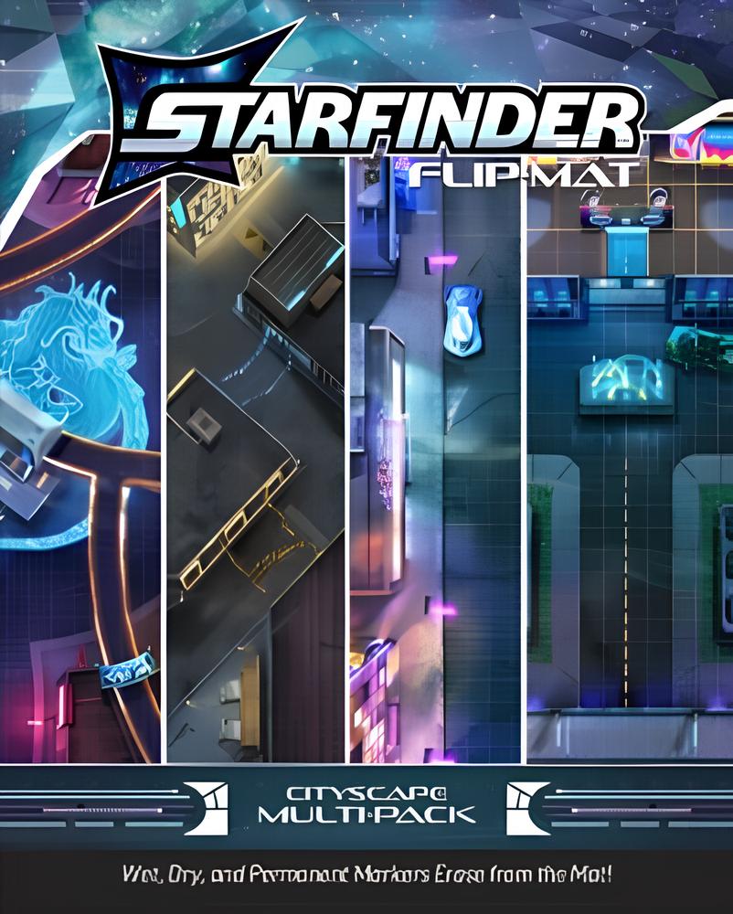 Starfinder Second Edition: Starfinder Flip-Mat: CityScape Multi-Pack