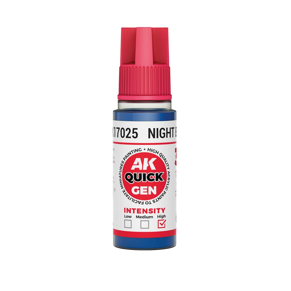 AK Interactive - Quick Gen - Night Blue 18 ml