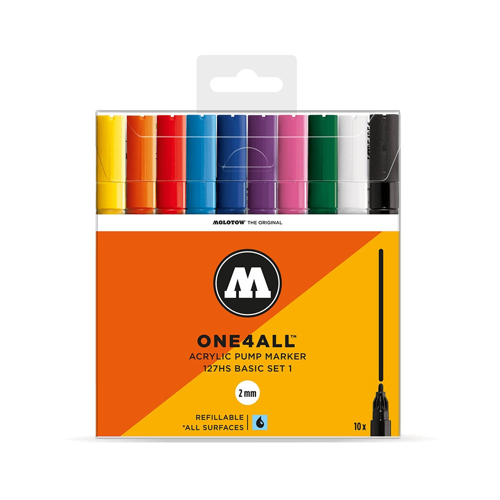 PREORDER Molotow - Markers - One4All - 127HS - Wallet Basic 10Pc