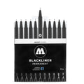 PREORDER Molotow - Markers - Blackliner - Wallet 11Pc Complete Set
