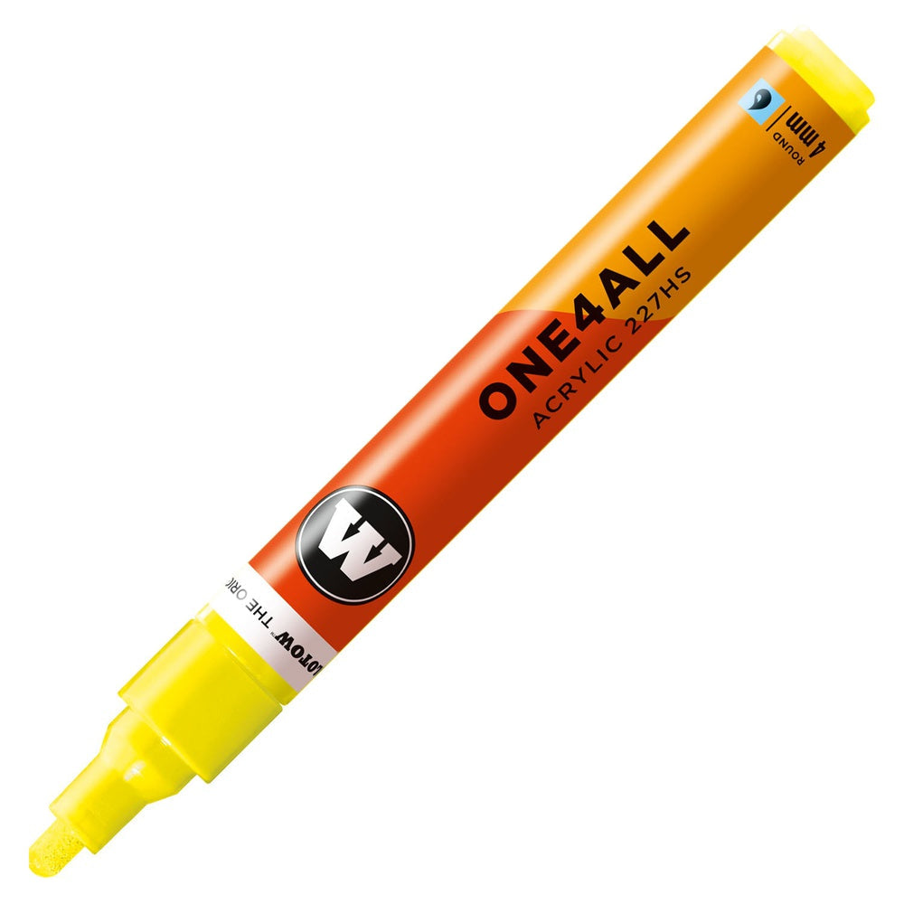 PREORDER Molotow - Markers - One4All - 227HS - #220 Neon Yellow Fluorescent 4mm
