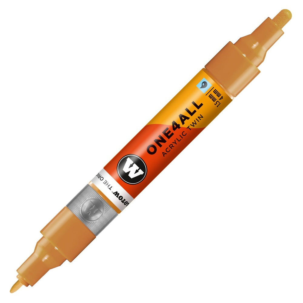 PREORDER Molotow - Markers - One4All - Twin - #208 Ocher Brown Light 1.5 and 4mm