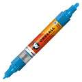 PREORDER Molotow - Markers - One4All - Twin - #230 Shock Blue 1.5 and 4mm