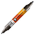 PREORDER Molotow - Markers - One4All - Twin - #223 Metallic Black 1.5 and 4mm
