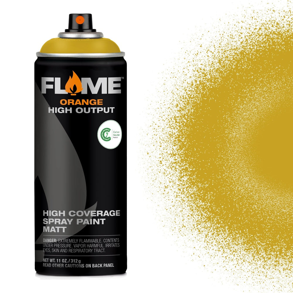 PREORDER Molotow - Aerosol Spray Primer - Flame Orange - #625 Mustard 400ml
