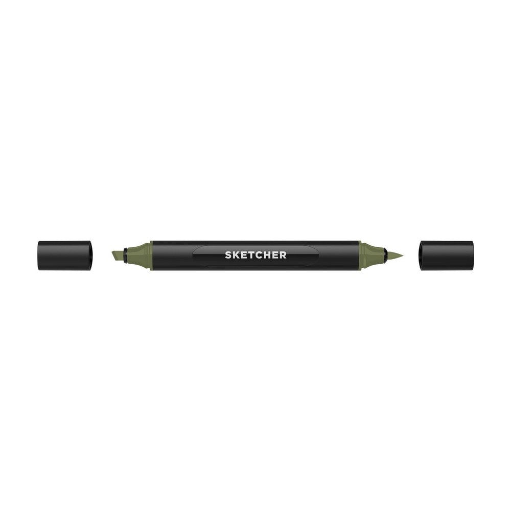 PREORDER Molotow - Markers - Sketcher - Brush and Chisel - Olive Dark