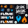 PREORDER Molotow - Merchandise - Clothing - Flame Sticker Sheet Set (50 Pcs.)
