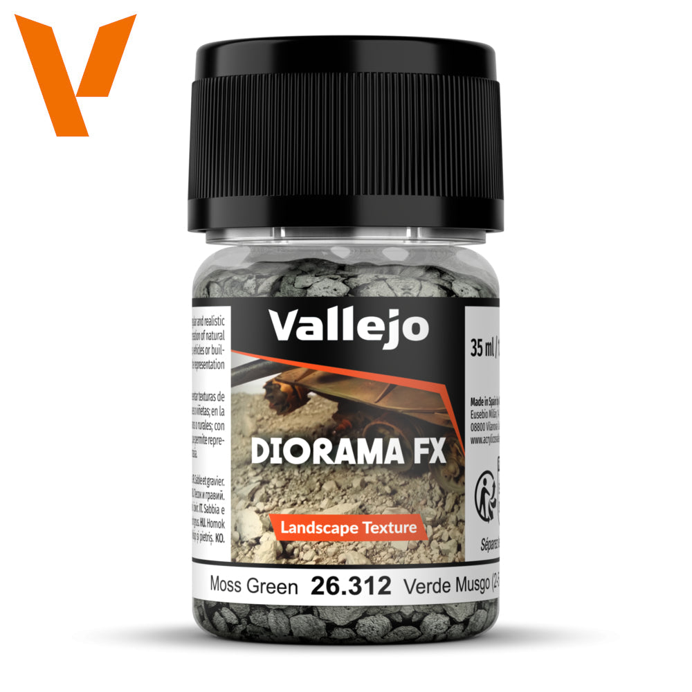 PREORDER Vallejo - Diorama Effects - Moss Green 2.0-5.0mm 35 ml
