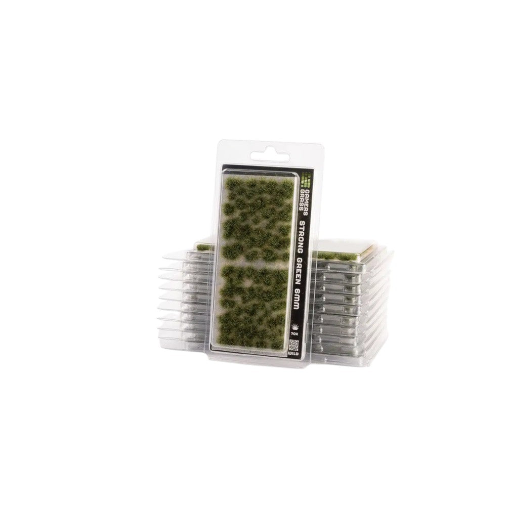 Gamers Grass - Grass Tufts - 6mm - Strong Green - Wild