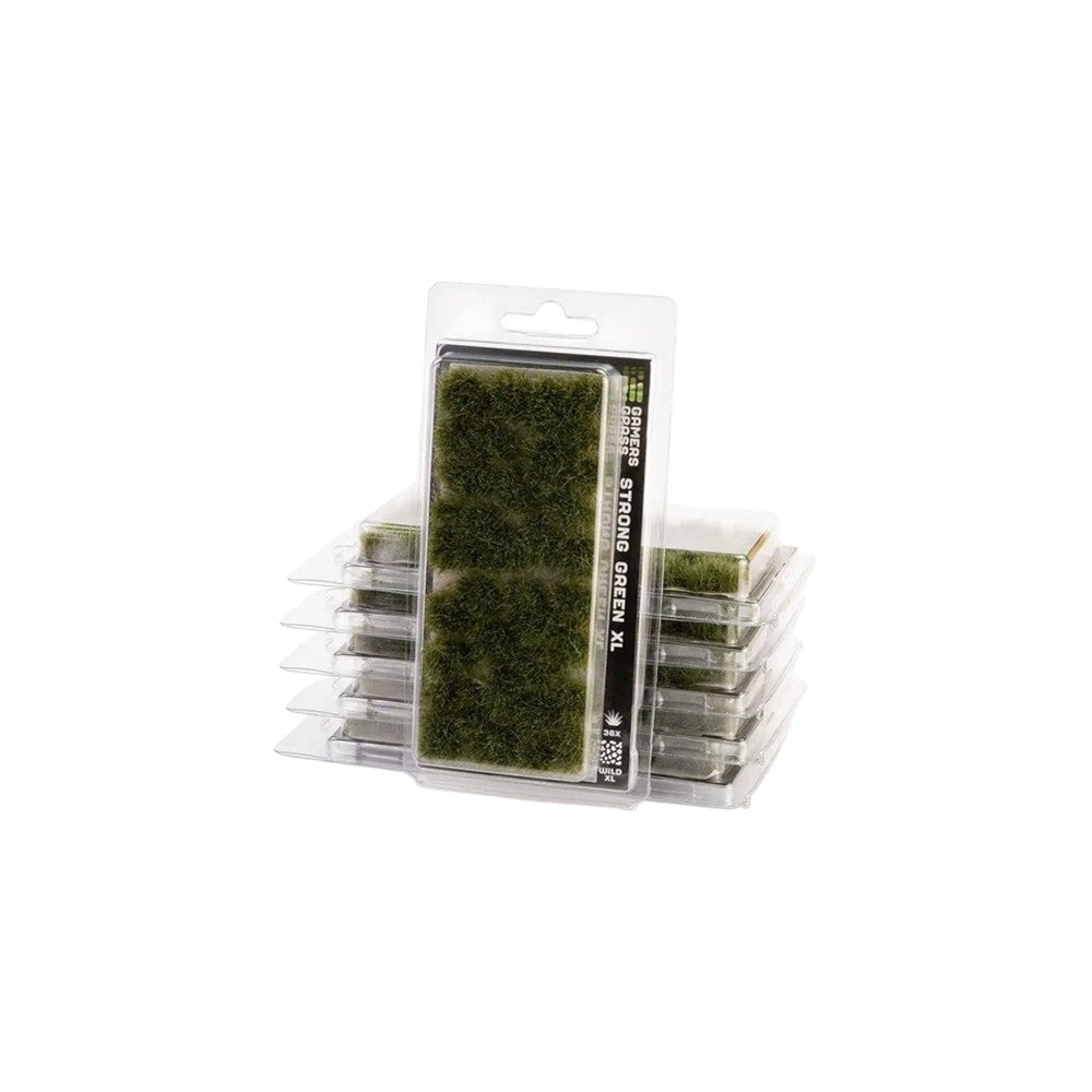 Gamers Grass - Grass Tufts - XL - Strong Green