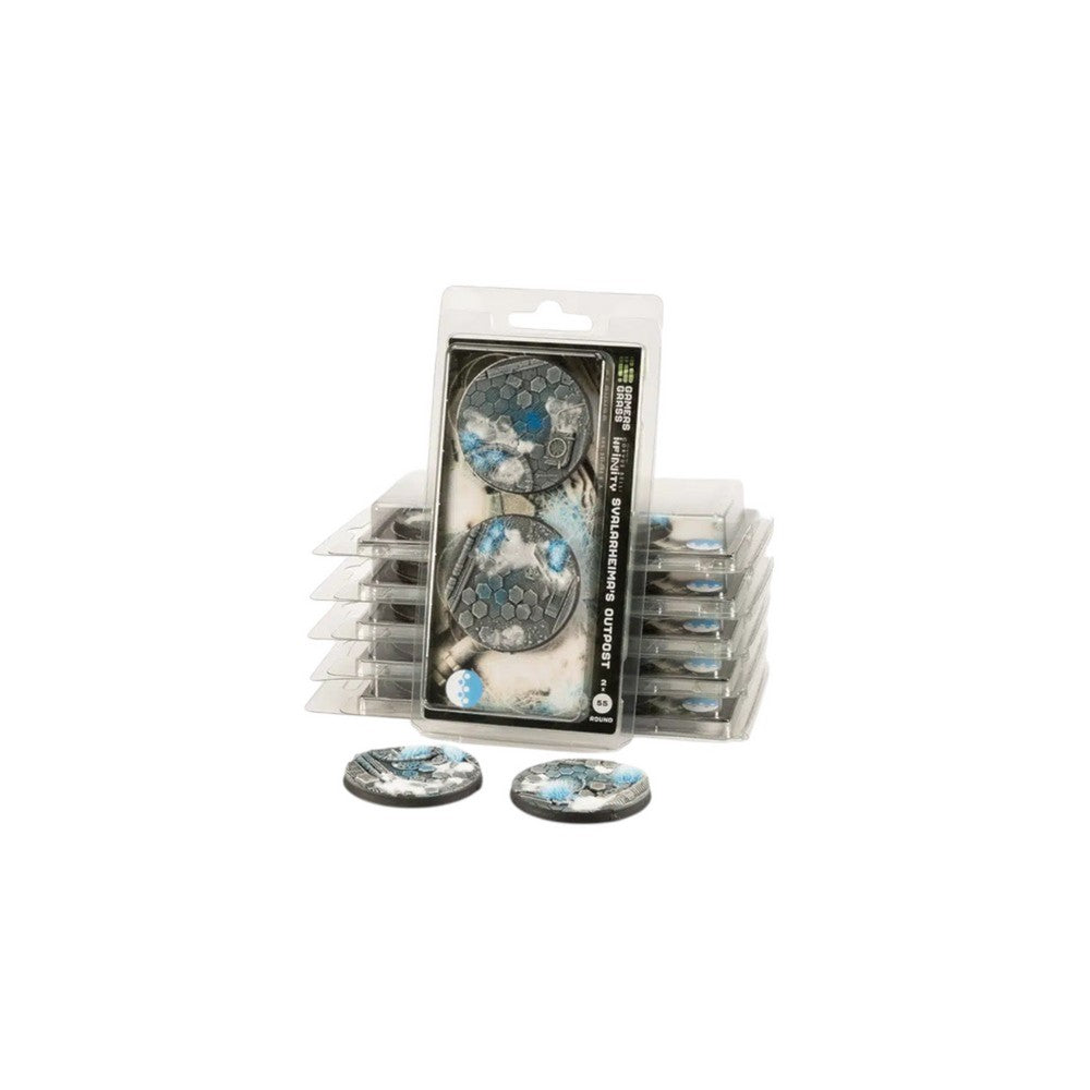 Gamers Grass - Battle Ready Bases - Svalarheimas Outpost - Round 55mm (2x)