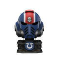 PREORDER U2 Warhammer Collectibles: 1/1 Scale Ultramarines Lieutenant Titus MKX Helmet & Display Stand