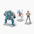 PREORDER U1 Cryptozoic: DC 2DZ Acrylic Standees: Pack 4 (Oversized Darkseid - The Atom - Vixen)