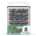 AK Interactive - Basing Bits - Dead Tree Basing - 17 Pieces