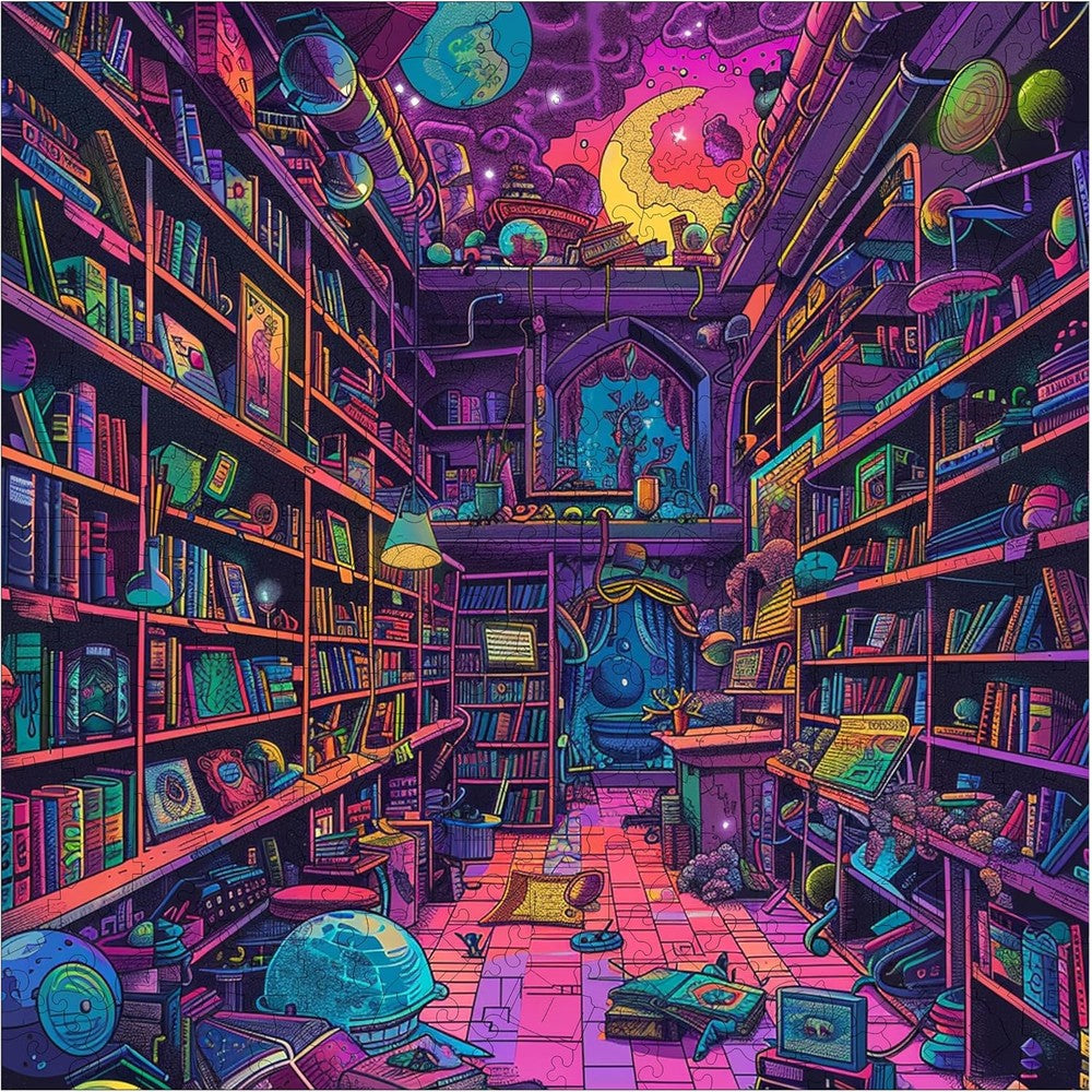 Trippy Puzzles - 300 Pce Wood Jigsaw Chaos Chronicles
