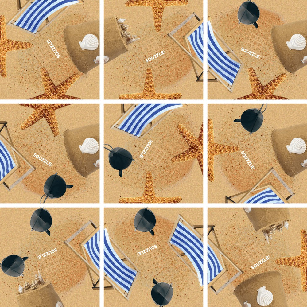 Squzzle Puzzle At The Beach