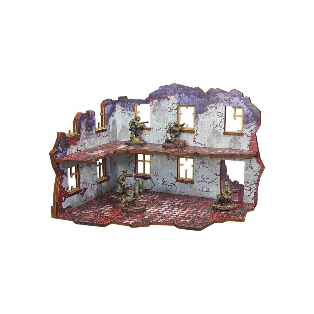 Micro Art Studio - WW2 Ostfront Stalingrad Univermag Right (1) PREPAINTED [28mm/1:56]