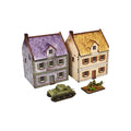 Micro Art Studio - WW2 Normandy Townhouse 3 PREPAINTED [15mm/1:100]