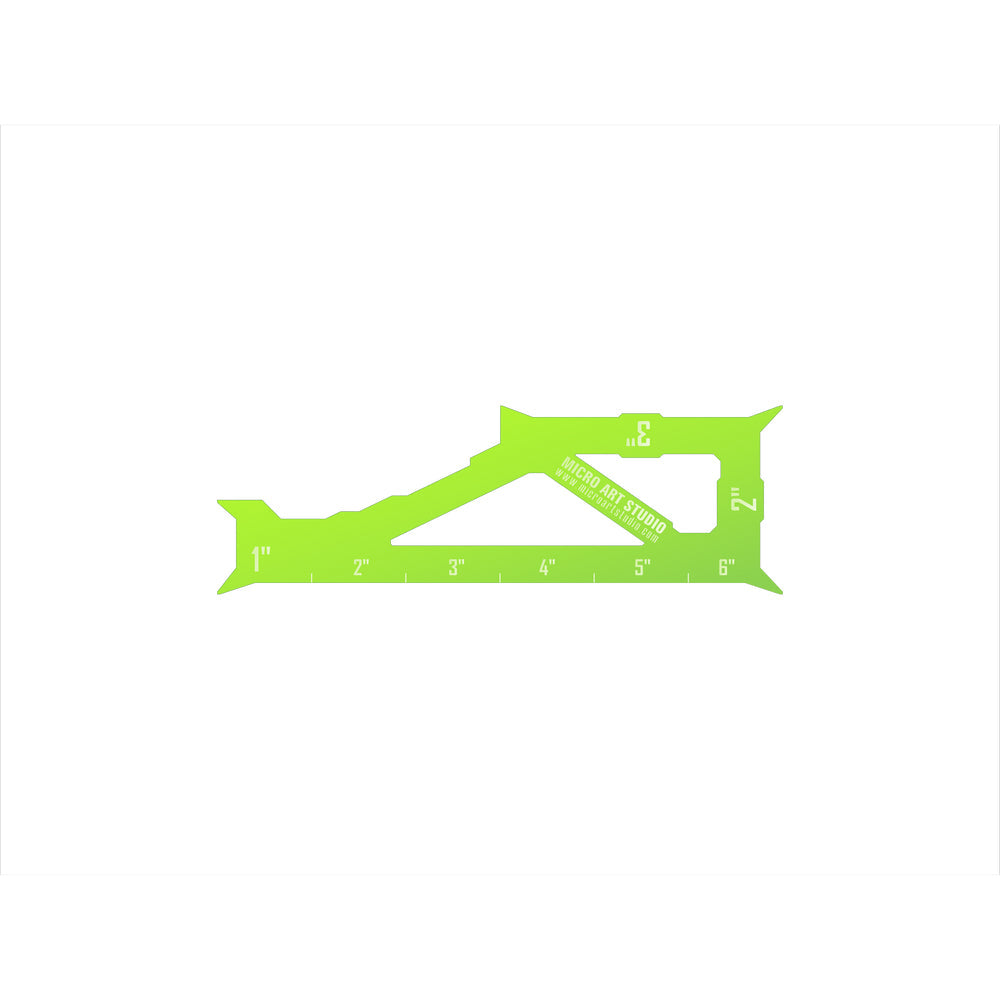 PREORDER Micro Art Studio - Accessories - Gauge 1 2 3 6 Spikey Fluo Green