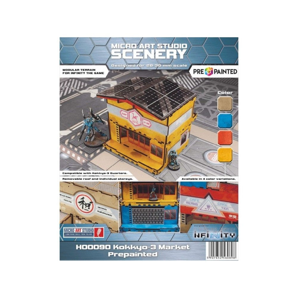 PREORDER Micro Art Studio - Infinity Scenery - Kokkyo-3 Market (2) PREPAINTED (yellow)