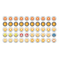 Micro Art Studio - Infinity Token Sets - N4 Infinity Tokens Starter Set (50) w. Orders Orange
