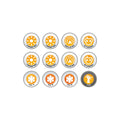 Micro Art Studio - Infinity Token Sets - N4 Infinity Tokens Negative States (12)