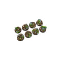 PREORDER Micro Art Studio - Resin Round/Oval Bases - Graveyard Bases - Round 32mm (4)