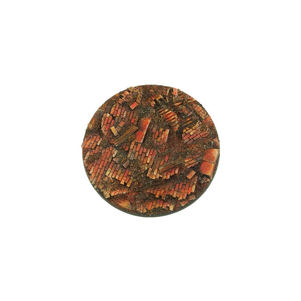 PREORDER Micro Art Studio - Resin Round/Oval Bases - Old Factory Bases Round 100mm (1)