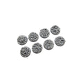 PREORDER Micro Art Studio - Resin Round/Oval Bases - Skulls Bases - Round 32mm (4)