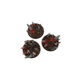 PREORDER Micro Art Studio - Resin Round/Oval Bases - Chaos Bases - Round 50mm (2)
