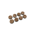 PREORDER Micro Art Studio - Resin Round/Oval Bases - Wasteland Bases - Round 32mm (4)