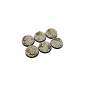 PREORDER Micro Art Studio - Resin Round/Oval Bases - Wasteland Bases - Round 40mm (2)