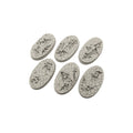 PREORDER Micro Art Studio - Resin Round/Oval Bases - Chaos Waste Bases - Oval 60x35mm (4)