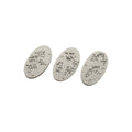 PREORDER Micro Art Studio - Resin Round/Oval Bases - Chaos Waste Bases - Oval 75x42mm (2)