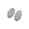 PREORDER Micro Art Studio - Resin Round/Oval Bases - Ruined Chapel Bases - Oval 90x52mm (2)