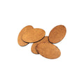 PREORDER Micro Art Studio - HDF/MDF Lasercut Bases - HDF 3mm Bases Oval 75x42mm (6)