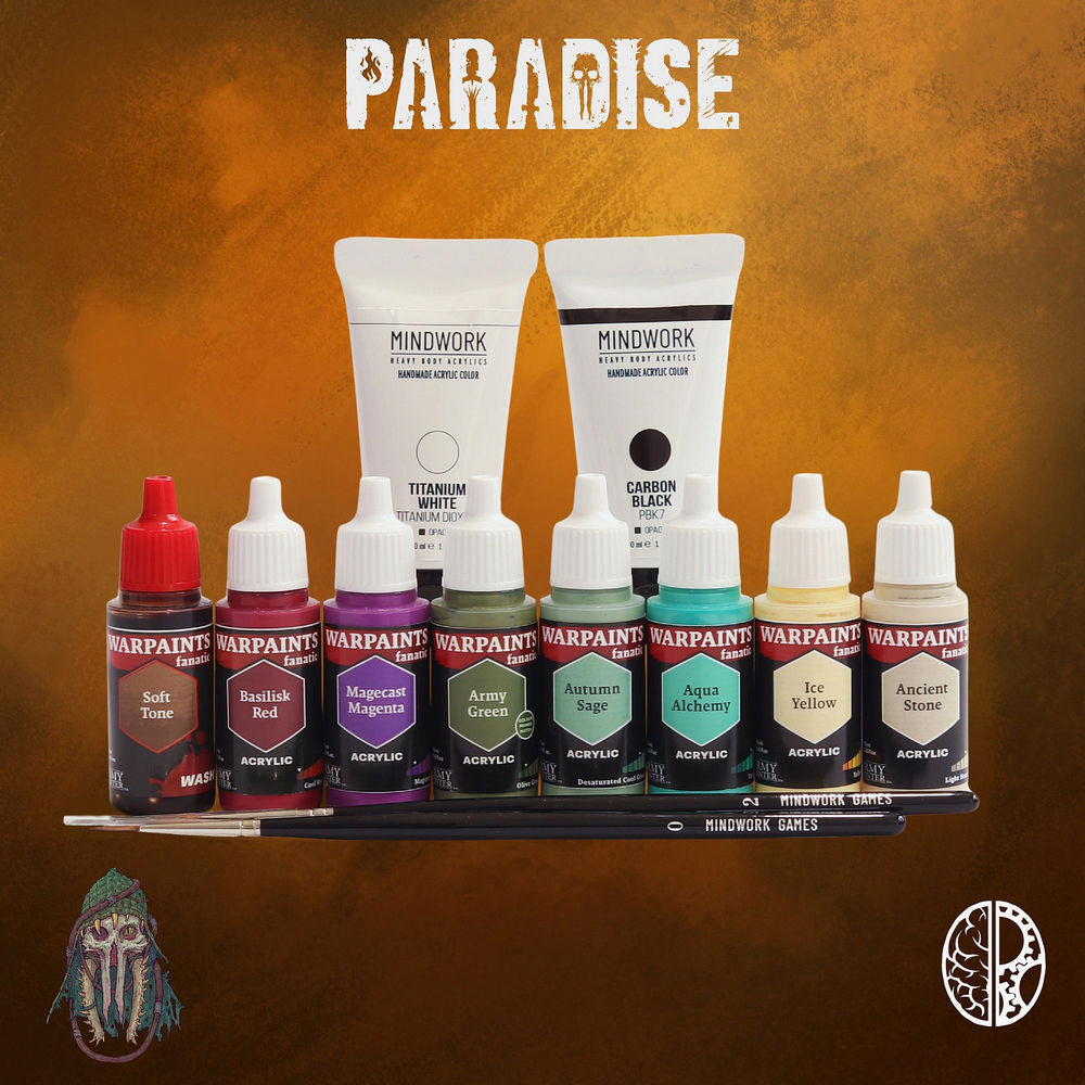 PREORDER Paradise - White Lizard cult paint set